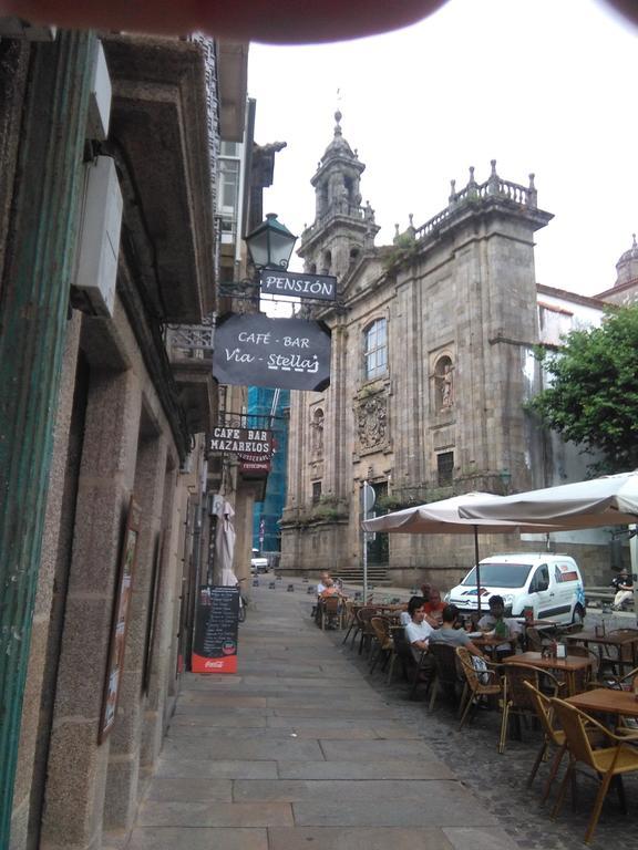 Pension Via-Stella Hotel Santiago de Compostela Luaran gambar